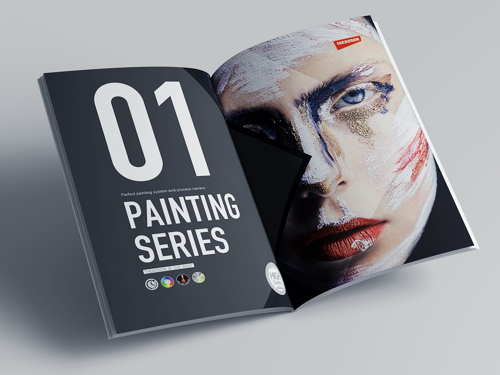 畫冊設計，彩頁設計